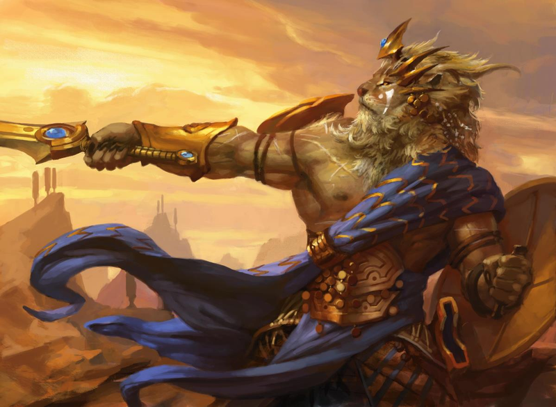 Illustration for article titled Legends walk among us in this Magic the Gathering: Born of the Gods art